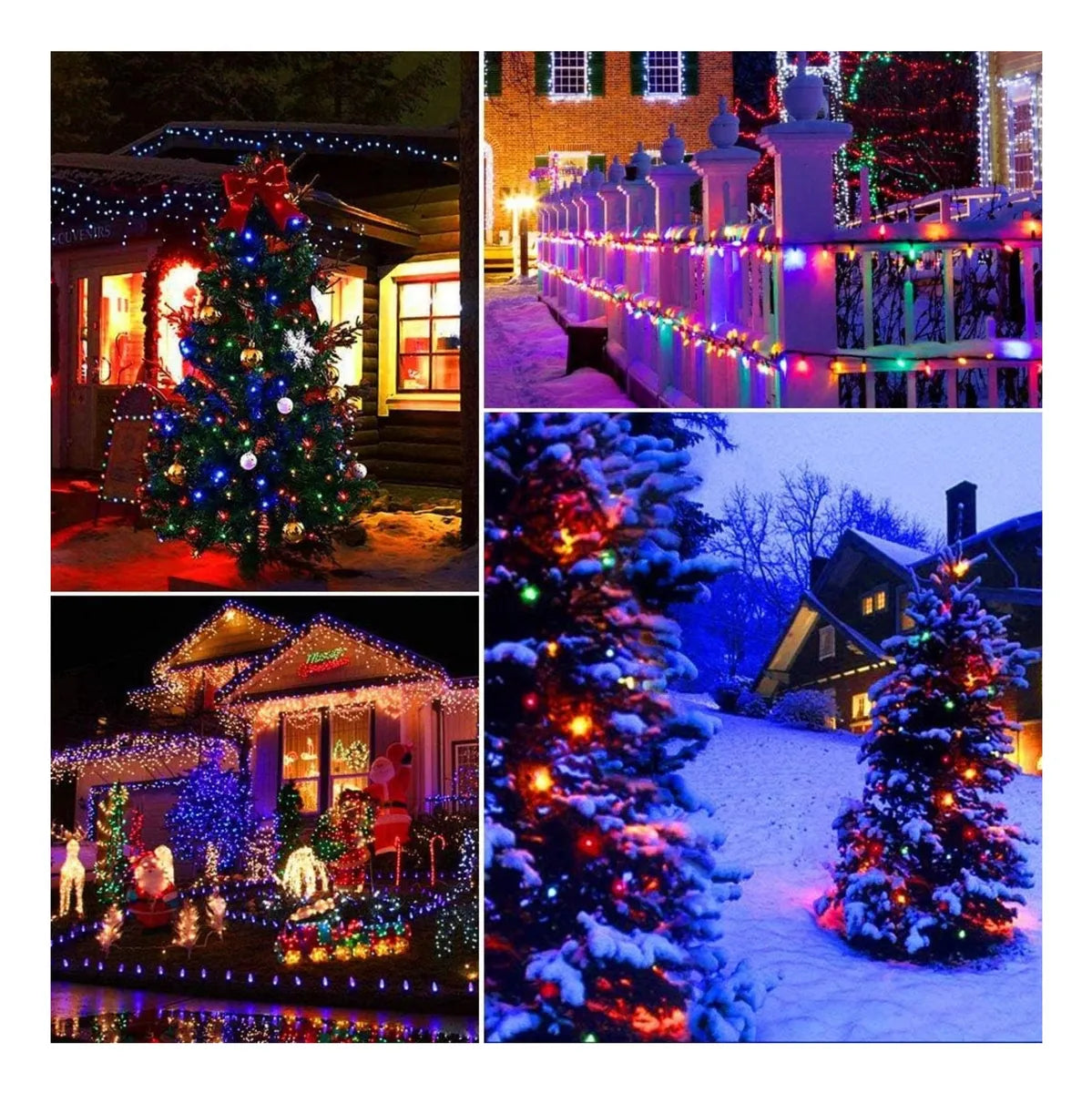 ✨LUCES LED SOLARES NAVIDEÑAS 🎄