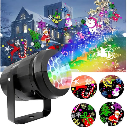 PACK LUCES NAVIDEÑAS SOLARES Y PROYECTOR NAVIDEÑO
